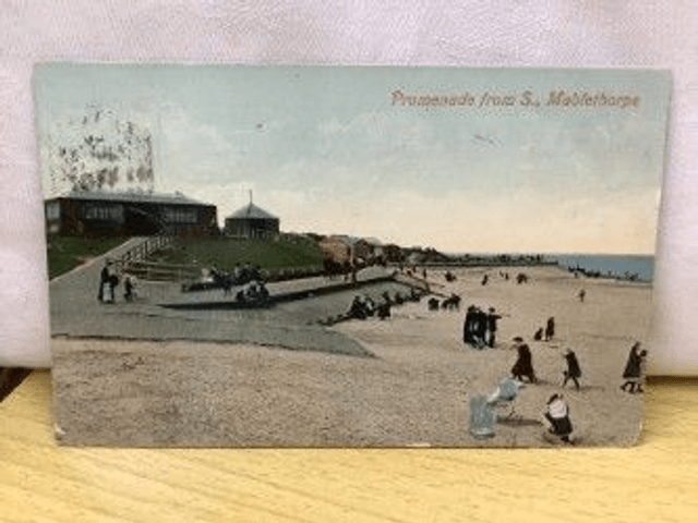 Mablethorpe, Promenade from South, Lincolnshire, Posted 1910 Valentine's Series Antique Postcard Our Ref No R370 £2.50 