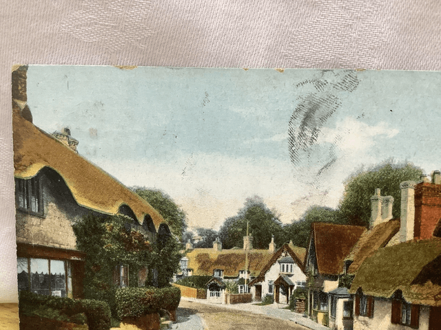Shanklin, Old Village. Isle of Wight, Posted 1916 F. Frith & Co. Ltd. Antique postcard. Our Ref No. R626 £3.00