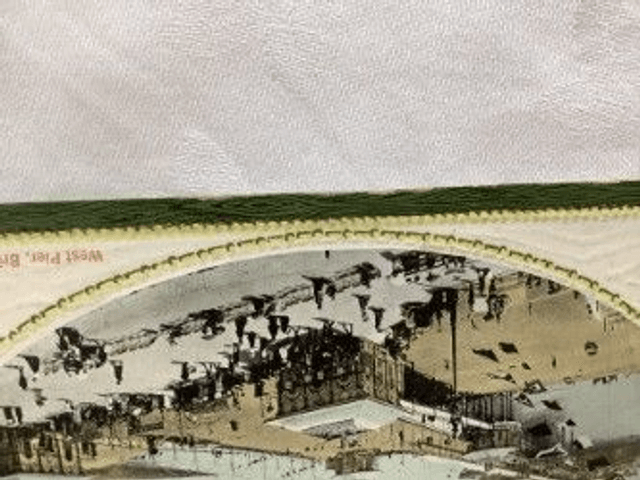 West Pier, Brighton, Sussex, Posted 1915 Valentine's Series Postcard. Our Ref No. R297 £2.35