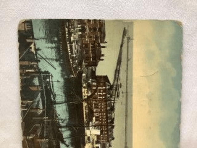 Dover Harbour, Dover, Kent, Posted 1917 The Milton Art Record Woolstone Bros postcard. Our Ref no. R330 £2.25