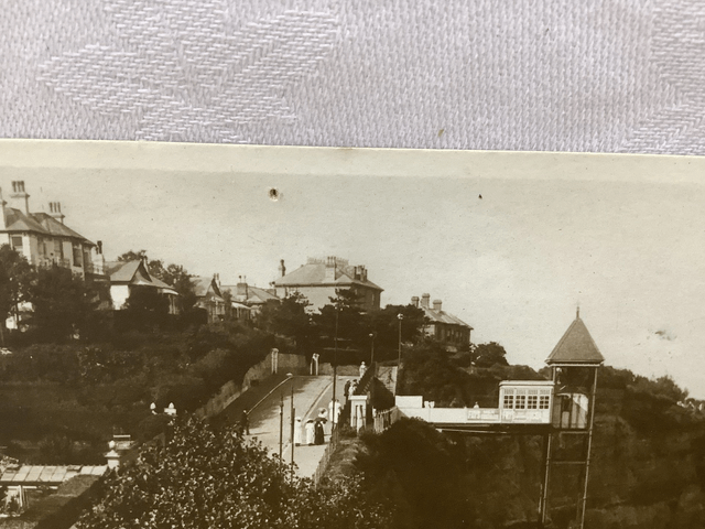 View from Shanklin Green, Isle of Wight, vintage unbranded postcard. Our Ref No. R790 £2.50