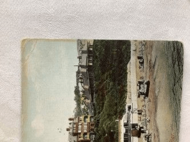 Boscombe from the Pier, Dorset, Posted 1914 Frith's Series Postcard. Our Ref  No. R351 £3.25