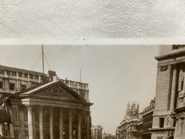 Mansion House, National Provincial Bank, & Bank of England Posted 1949 Valentine & Sons Ltd. Vintage Postcard Our Ref A68 £4.50
