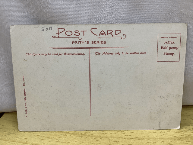 Dunster Castle And Keep, Somerset, F. Frith & Co. Ltd vintage postcard. Our Ref No. R659 £2.25