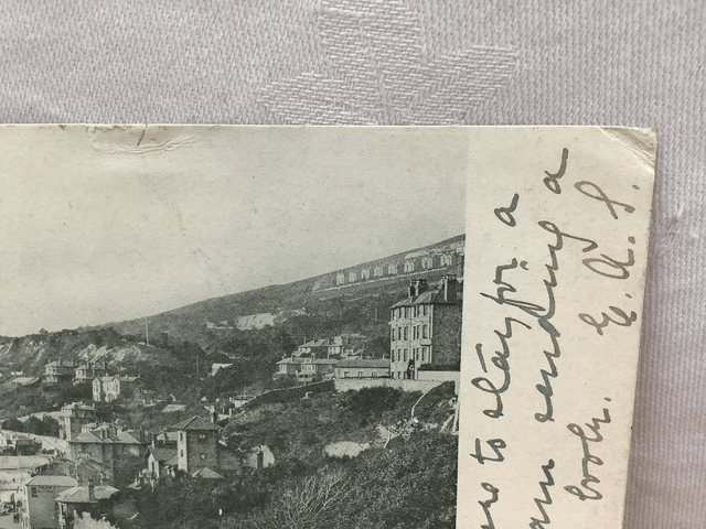Ventnor, Looking West, Isle of Wight, Posted 1904 M & Co. Ltd Antique postcard. Our Ref No. R794 £2.50