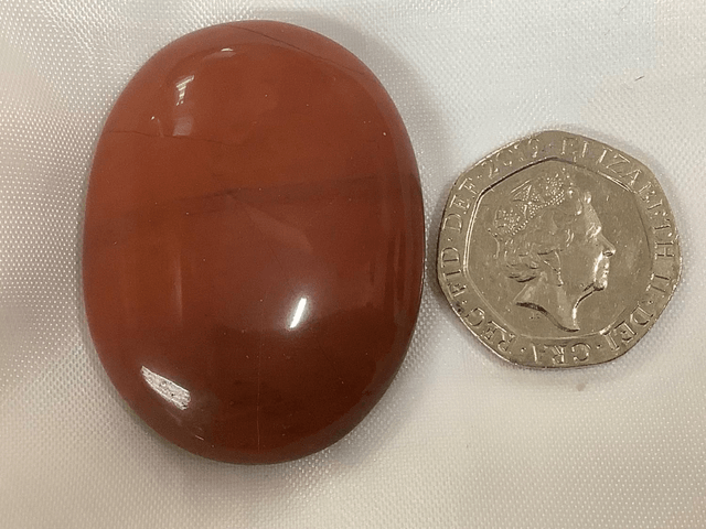 Red Jasper Worry Stone