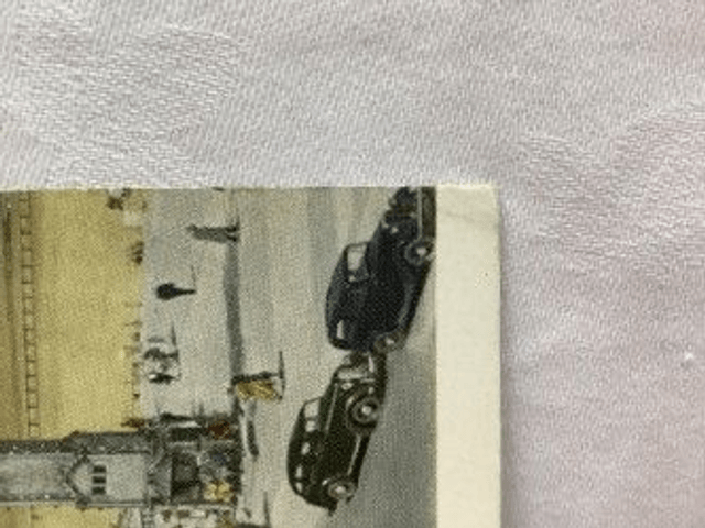 Central Morecambe from Queen's Hotel, Lancashire, Posted 1953 Unbranded Vintage Postcard. Our Ref No R375 £3.25