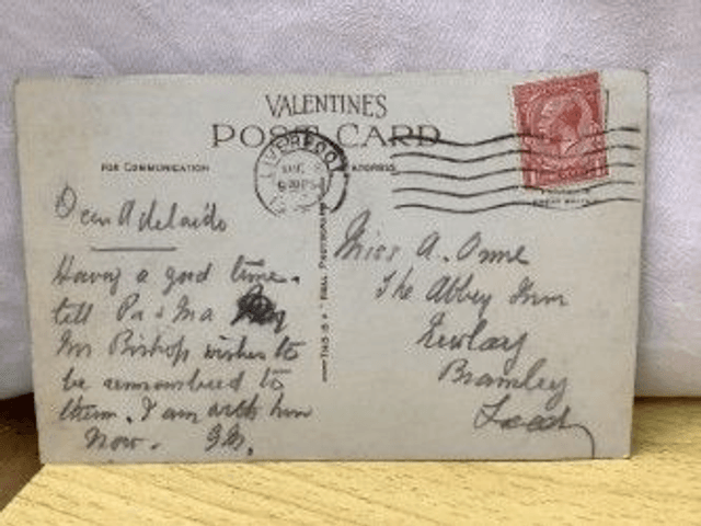 The Lighthouse, New Brighton, (by Night) Cheshire, Posted Valentine's Vintage Postcard. Our Ref No R393 £2.50