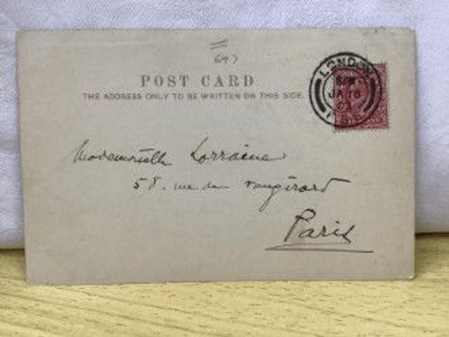Law Courts, London, Posted 1903 vintage unbranded postcard Our Ref No. A9 £3.50