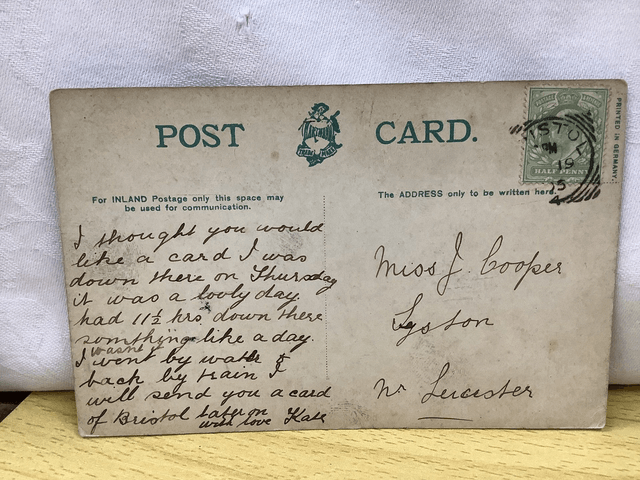 Weston-Super-Mare, Anchor Head, Somerset. Posted 1905 Hartmann Antique Postcard. Our Ref No. R687 £2.50