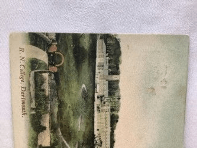 R.N. College, Dartmouth, Devon, Posted 1906 J. Welch & Sons Postcard. Our Ref No. R309 £2.50
