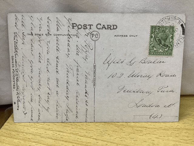 Christchurch, Wick Ferry, Dorset, Posted 1917 The Photochrom Co. Ltd Antique postcard. Our Ref No R577 £2.00