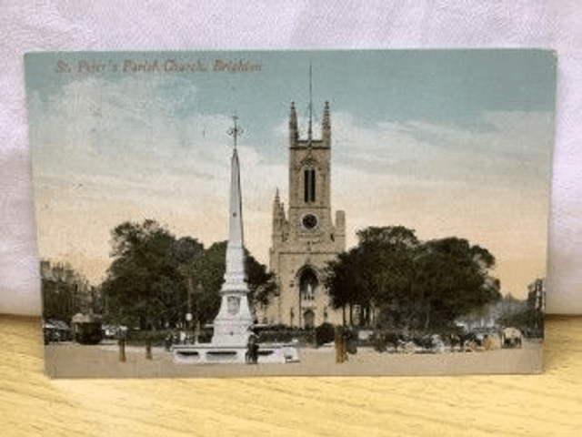 Brighton, St. Peter's Parish Church, Sussex, Pictorial Centre Postcard. Our Ref No. R171 £2.25