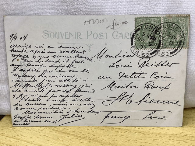 Cheapside London Valentines Series Posted 1907 Antique Postcard Our Ref No. A66 £2.50