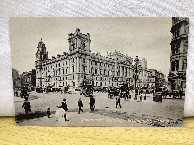 Government Buildings, Westminster London - Valentine's Series vintage postcard Our Ref A162 £2.00