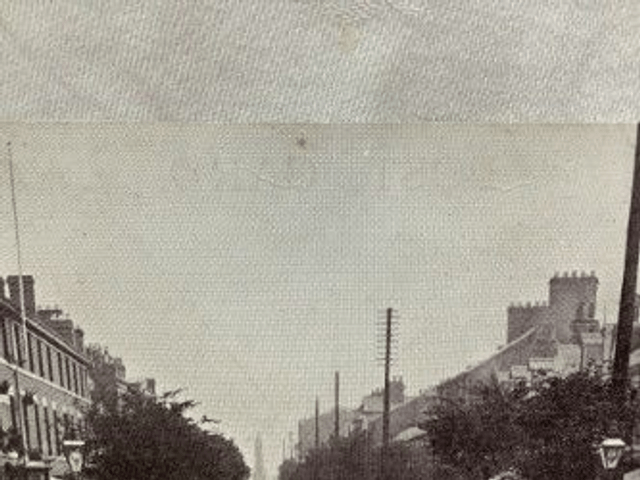 Skegness, Lumley Road, Lincolnshire, vintage unbranded postcard. Our Ref No R401 £2.00