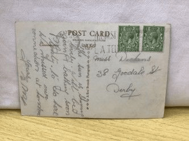 Westonville Sands, Margate, Kent, Posted 1937 Bromide Photograph Postcard.  No. R121 £2.50