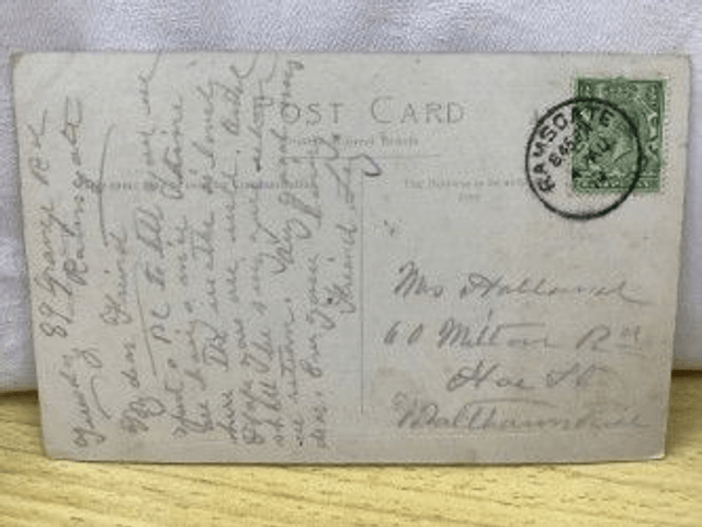 Ramsgate, Madeira Walk, Kent, Posted 1914 Valentine's Series Postcard. Our Ref No R46