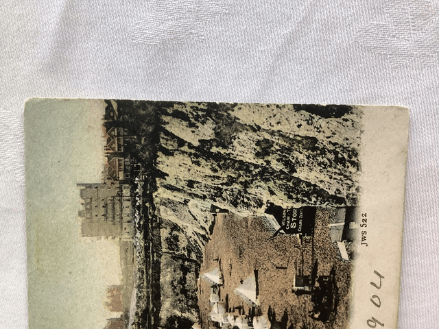 Broadstairs Beach, Kent, Posted 1904 J. Welch & Sons (JWS) antique postcard. Our Ref No R808 £2.25