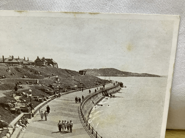 Morecambe, Sunny Slopes, Lancashire, Valentine's Photo Brown Vintage Postcard Our Ref No. R753 £2.50