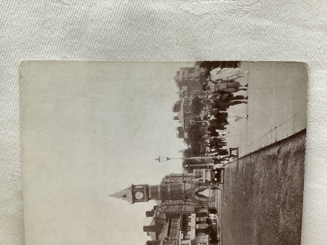 Skegness, South Parade & Clock Tower, Lincolnshire, Vintage Sepio, J. Salmon Vintage postcard. Our Ref No. R735 £2.50