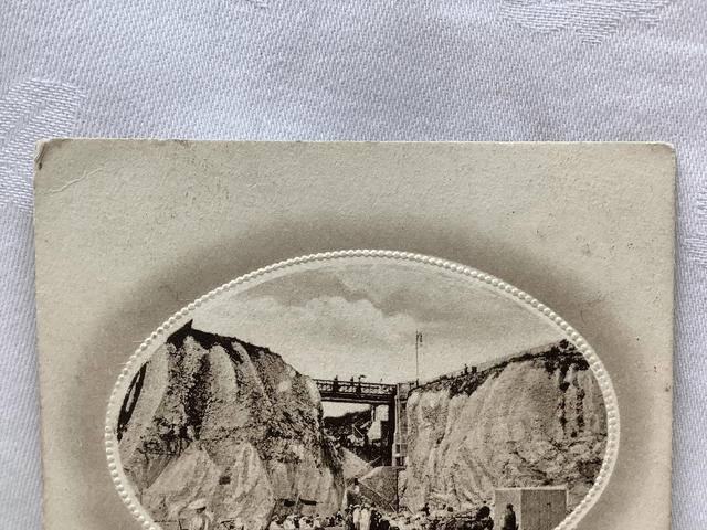 Broadstairs, The Gap, The Cliffs, Kent, Posted 1911 J. Welch & Sons antique postcard Our Ref No. R764 £2.25