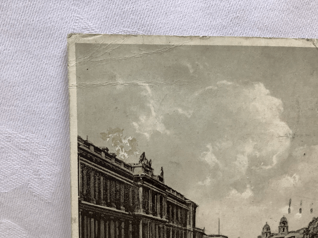 Whitehall and the Cenotaph, London Posted 1930 unbranded vintage postcard Our Ref A90 £2.25