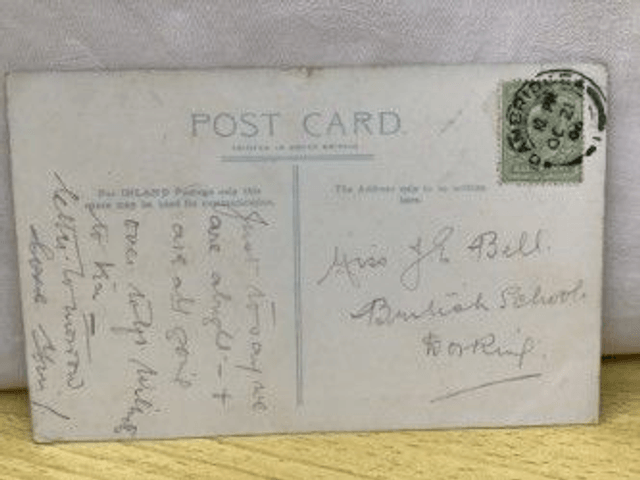 Clare College, Cambridge, Posted 1906 vintage JV postcard. Our Ref No. R284 £2.25