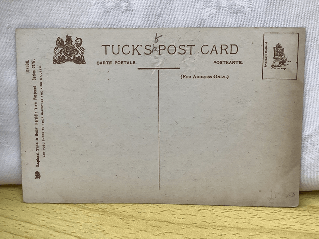 London Somerset House, Strand  - Raphael Tuck & Sons Heraldic Series Postcard Our Ref A157 £2.50