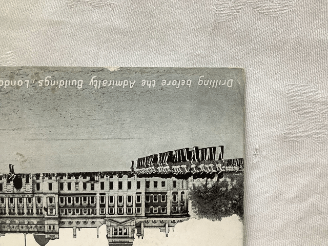 Drilling before the Admiralty Buildings, London vintage W Straker Ltd. postcard Our Ref A110 £2.50