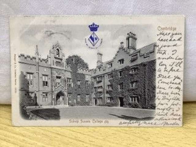 Cambridge, Sidney Sussex College (II) Cambridgeshire, Posted 1904 Stengel & Co. Our Ref No. R266 £3.50