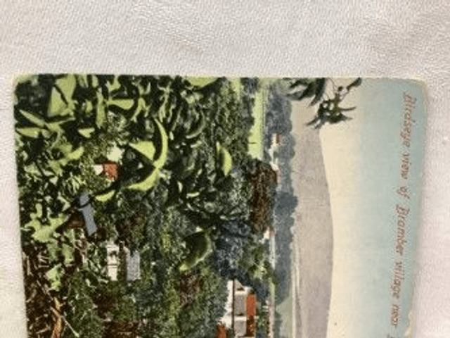 Birdseye view of Bramber Village Near Brighton, Sussex, The Brighton Palace Series.  Our Ref No. R167 £2.85
