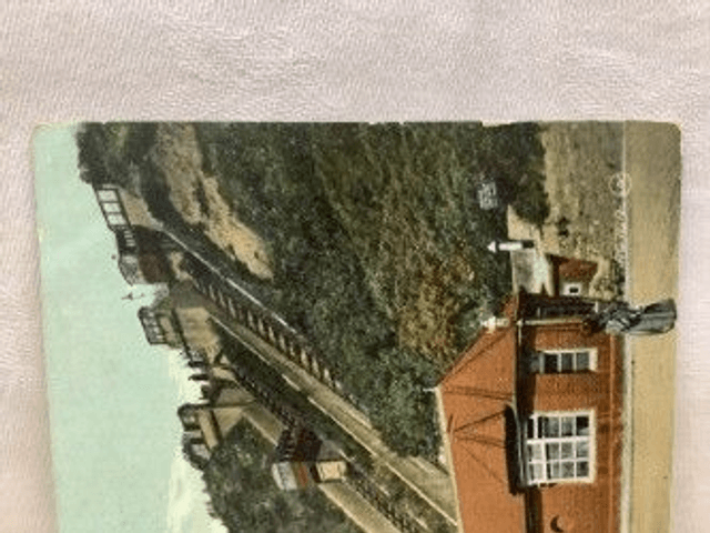 Folkestone, The Lift, Kent, Posted 1908 Valentine's Series Postcard. Our Ref: No R18