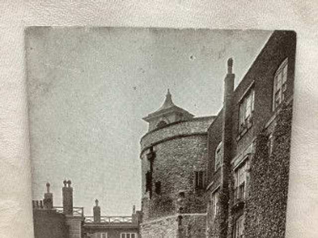 View along the Outer Ward looking towards the Byward Tower Tower of London, Gale & Polden Ltd Vintage Postcard Our Ref A45 £2.00