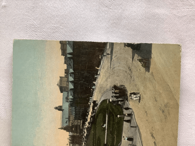 Bandstand and Gardens, Morecambe, W.E.,  Lancashire, Posted 1918 National Series Antique Postcard Our Ref No. R756 £2.25
