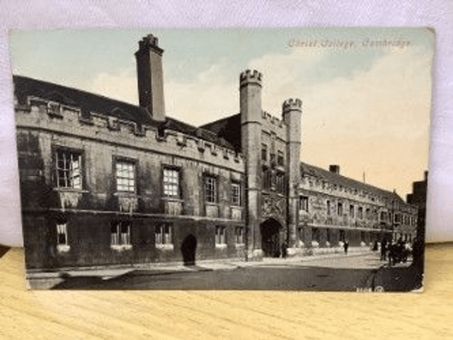 Christ College, Cambridge, Cambridgeshire,  Posted 1911 Valentine's Series. Our Ref No. R275 £2.50