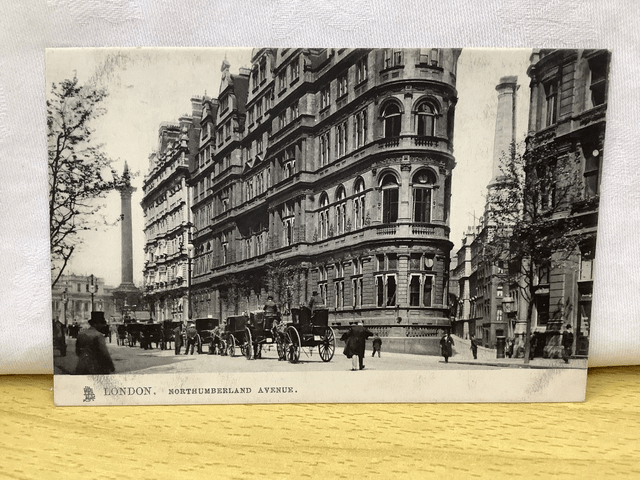 London Northumberland Avenue Vintage Postcard Raphael Tuck Town & City Series Our Ref A155 £2.50
