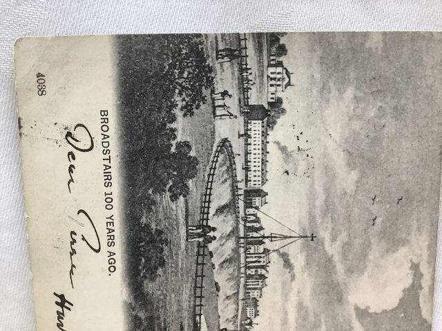 Broadstairs 100 Years Ago, Kent, Posted 1904 antique unbranded postcard. Our Ref No. R551 £2.50