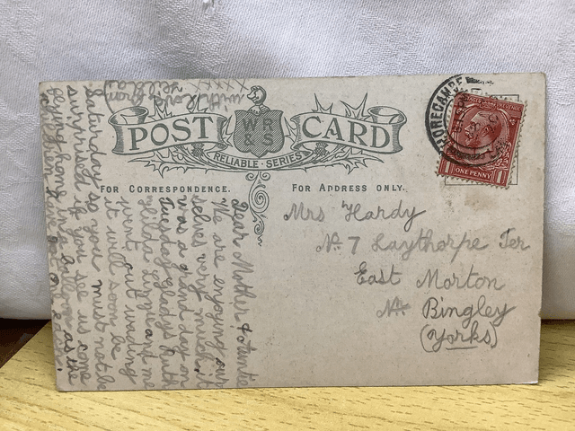 Morecambe, West End Promenade, Lancashire Posted 1920 W R & S Reliable Series postcard. Our Ref No. R754 £2.25