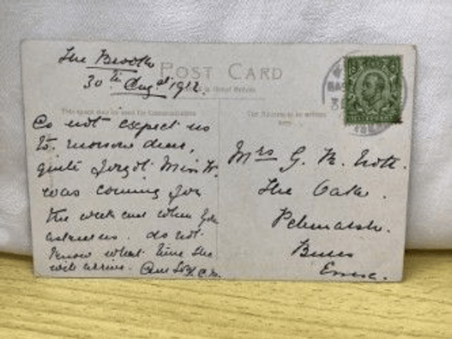 Brighton from Bandstand, Sussex, Posted 1912 Valentine's Series Postcard. Our Ref No.R66 £2.25
