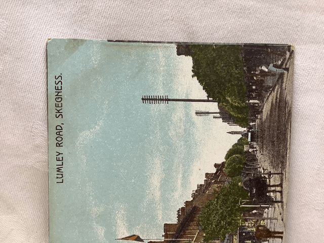 Skegness, Lumley Road, Lincolnshire, vintage Dutton's Cash Stores Skegness postcard Our Ref no. R742 £2.25