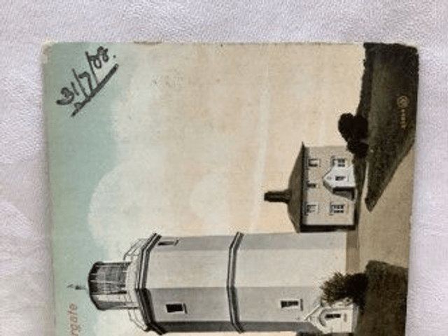 North Foreland Lighthouse, near Margate, Kent Posted 1908 Valentine Series Postcard. Our Ref No. R213 £2.50