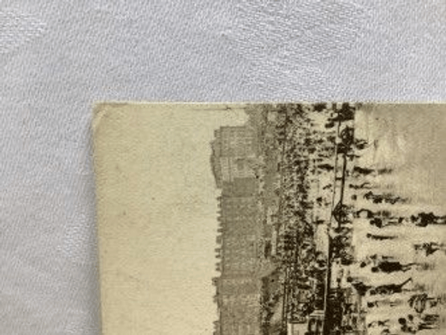 Margate, Bathing Sands, Kent,  Posted 1908 Misch & Co.'s Mezzo Graphs postcard. Our Ref No. R208 £2.50