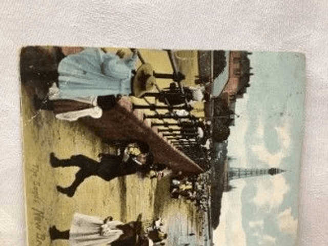 New Brighton, The Sands, Cheshire, Posted 1906, Brown & Rawcliffe Ltd Postcard. Our Ref  No. R343 £2.50