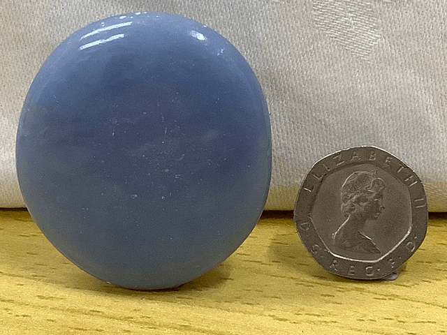Angelite Palm Worry Stone