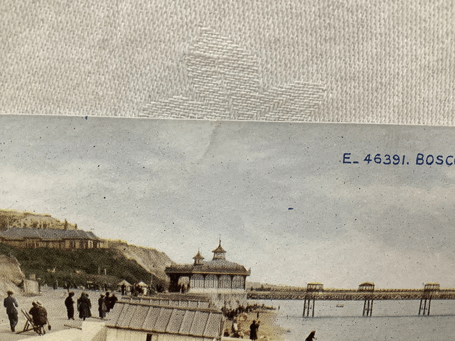 Boscombe, Bathing Beach, Dorset, vintage Photochrom Co. Ltd Celesque Series postcard. Our Ref No. R822 £2.50