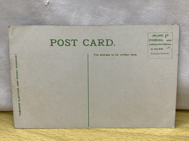 Skegness, Lumley Road, Lincolnshire, vintage Dutton's Cash Stores Skegness postcard Our Ref no. R742 £2.25