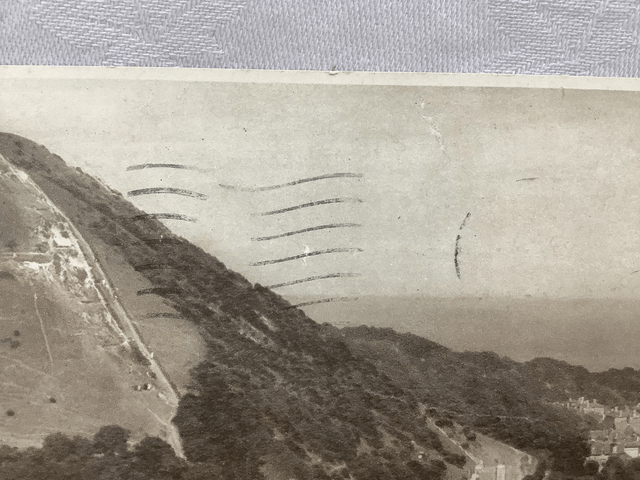 St. Boniface Down, Ventnor Isle of Wight, Posted 1950 J. Arthur Dixon postcard. Our Ref No. R800 £2.25