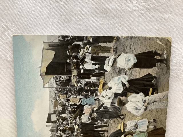 Weston-Super-Mare, The Sands, Somerset, Posted 1906 The British Mirror Series Antique postcard. Our Ref No. R697 £2.50