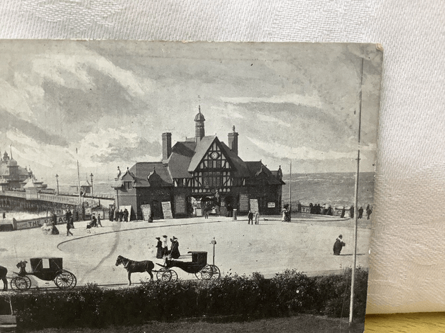 The Pier, St. Annes-on-Sea, Lancashire Posted 1906 The Advance Series A.P.& S. Co antique postcard Our Ref No. R547 £2.25